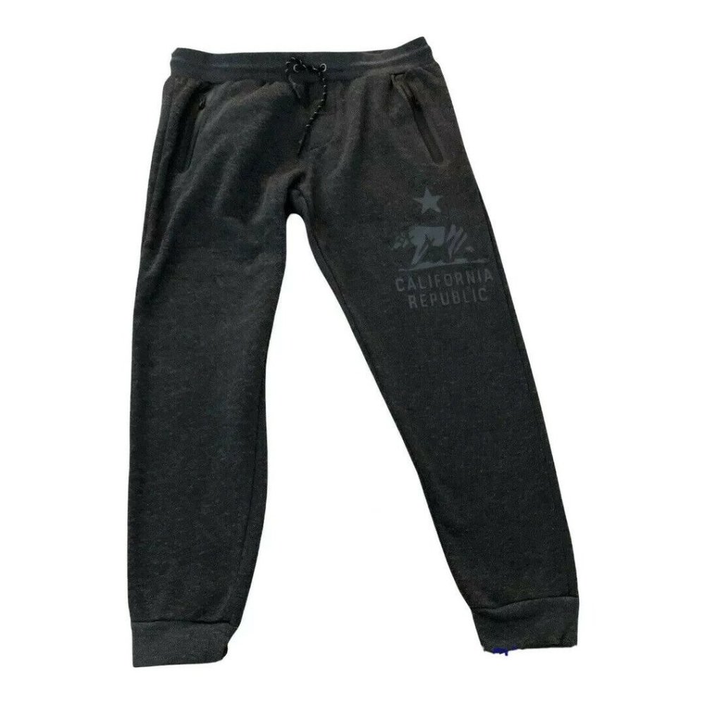 NWT Ring of Fire Size XL Mens Gray Jogger Pants Benjamin Fic Charcoal Heather